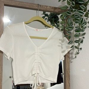 Cute tie up shirt